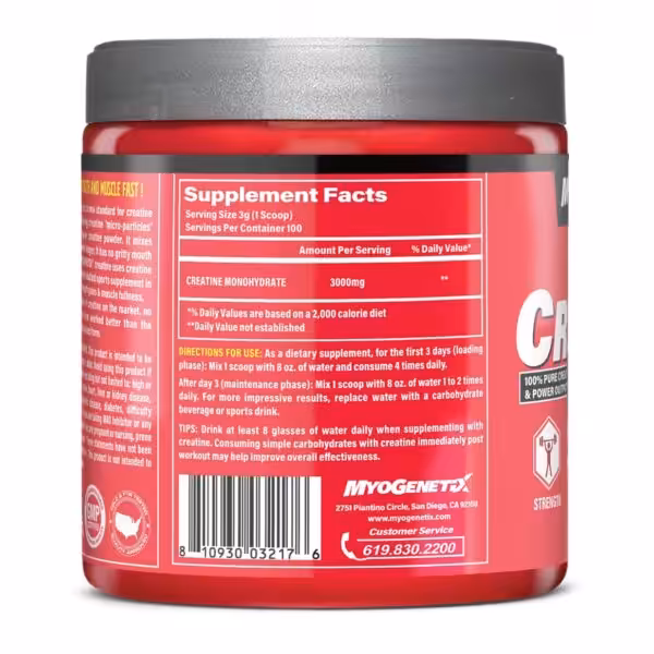 Myogenetix Creatine - product image