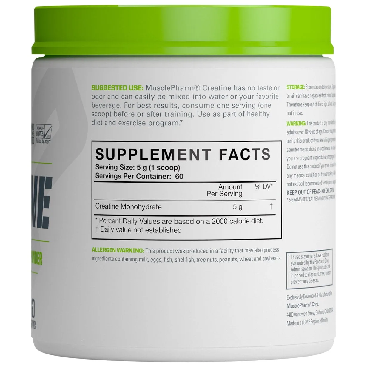 MusclePharm Creatine - Image 3