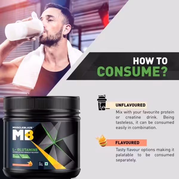 How to consume: Mix unflavoured with protein or creatine drinks; flavoured options can be consumed separately