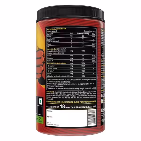 Avvatar BCAA Rush 7K, 0.88 lb, 29 Servings - product image