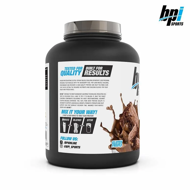 BPI Sports Iso HD (100% Whey Isolate) - Image 4