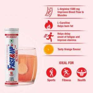 Fast&Up Pre-Workout Activate, Orange