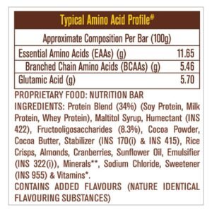 MuscleBlaze Hi-Protein Bar (30g Protein)