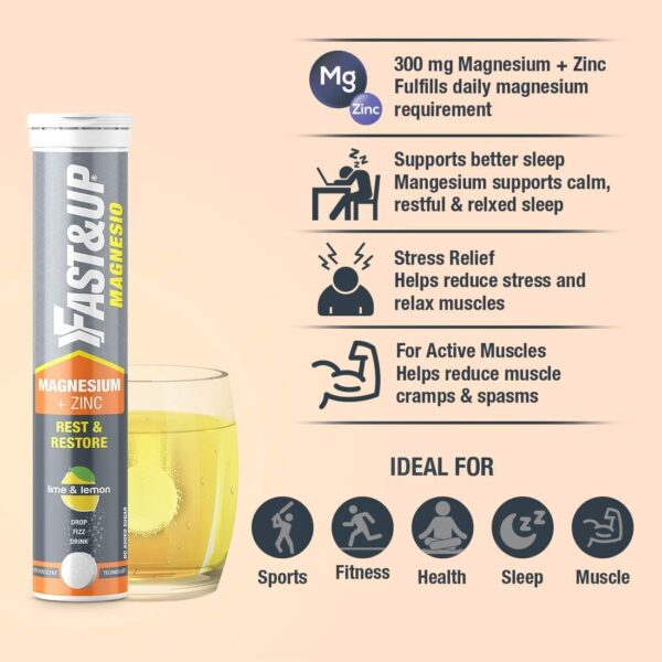Fast&Up Magnesio with Magnesium and Zinc