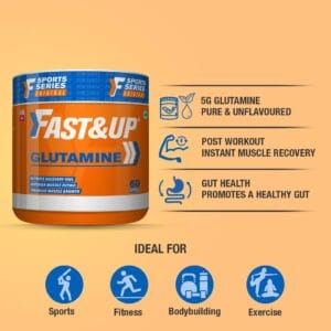 Fast&Up Glutamine - 60 Servings, Unflavoured