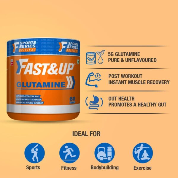 Fast&Up Glutamine - 60 Servings, Unflavoured