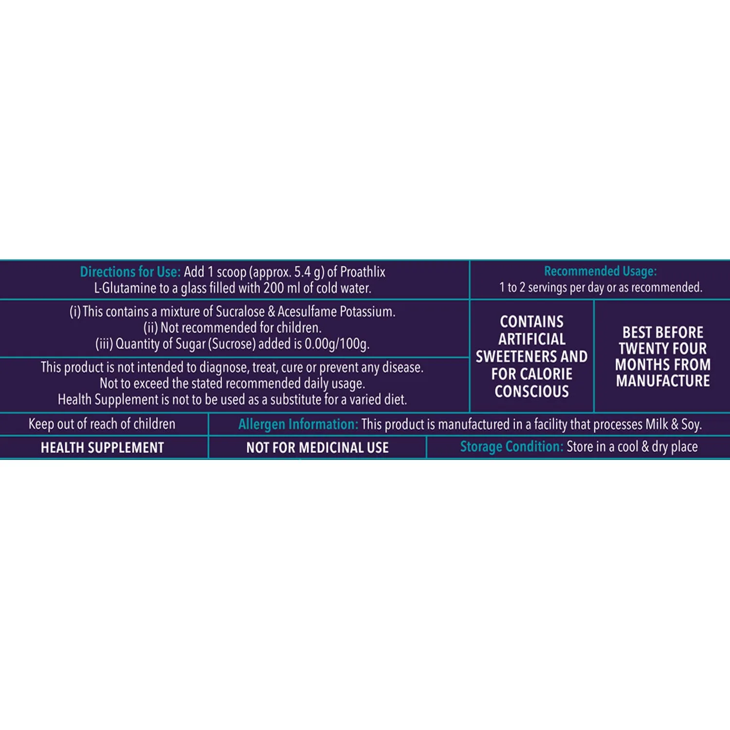 Proathlix L- Glutamine - Image 5