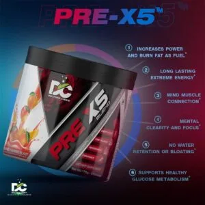 Doctor’s Choice PRE-X5 Blend Professional Pre-Workout Formula