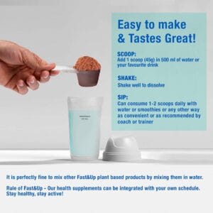 Fast&Up Plant Protein – Plant based Vegan, 30 Servings