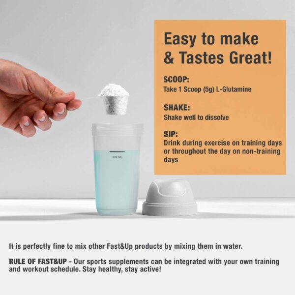 Fast&Up Glutamine - 60 Servings, Unflavoured