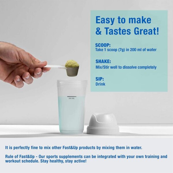 Fast&Up Active Greens - Plant Based Superfood, 40 Servings, Unflavoured