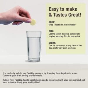 Fast&Up Curcumin Immunity Shield, 25 Tablets, Mango