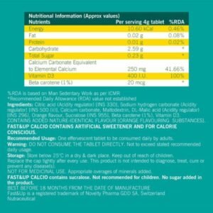 Fast & Up Calcio Calcium+ D3 Bone Health