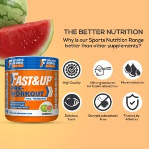 Fast&Up Pre Workout, 30 Servings, Watermelon