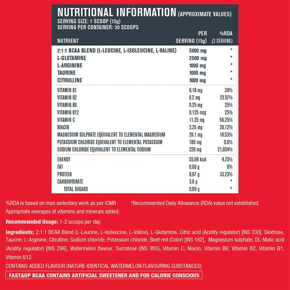 Fast&Up BCAA - Image 5