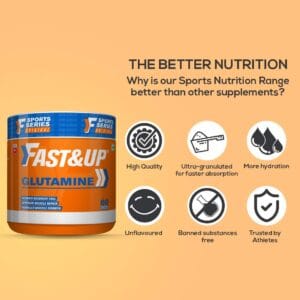 Fast&Up Glutamine - 60 Servings, Unflavoured