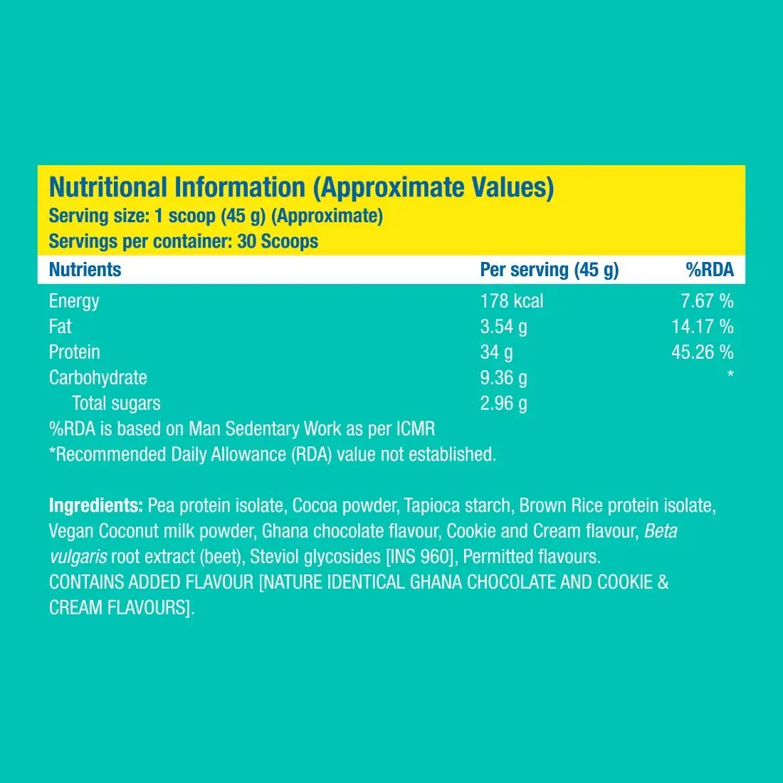 Fast&Up Plant Protein – Plant based Vegan, 30 Servings - Image 6