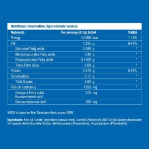 Fast&Up Promega - 60 Softgels, Omega 3 - Chocolate