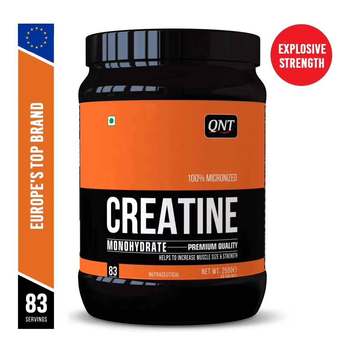 QNT Creatine Monohydrate 83 serving - Image 3