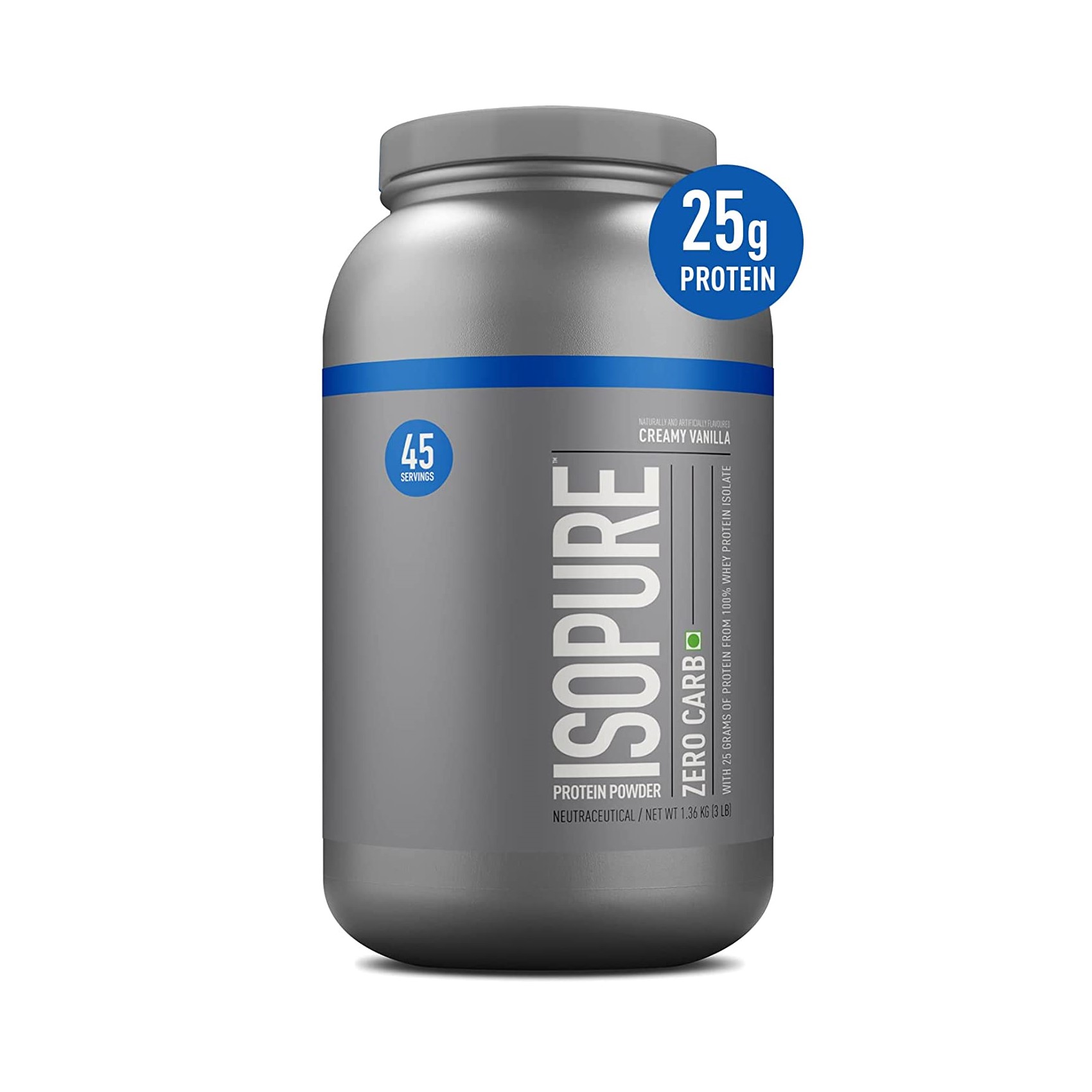 Isopure Zero Carb Protein Drink Review, Blue Raspberry