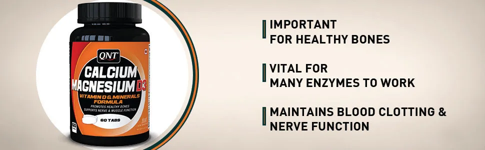 QNT Calcium Magnesium Vitamin D3