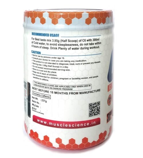 Muscle Science C6 Pre workout - Image 4