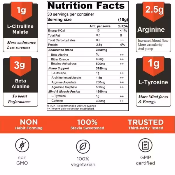 Muscle Asylum F9 Pro Pre Workout - product image