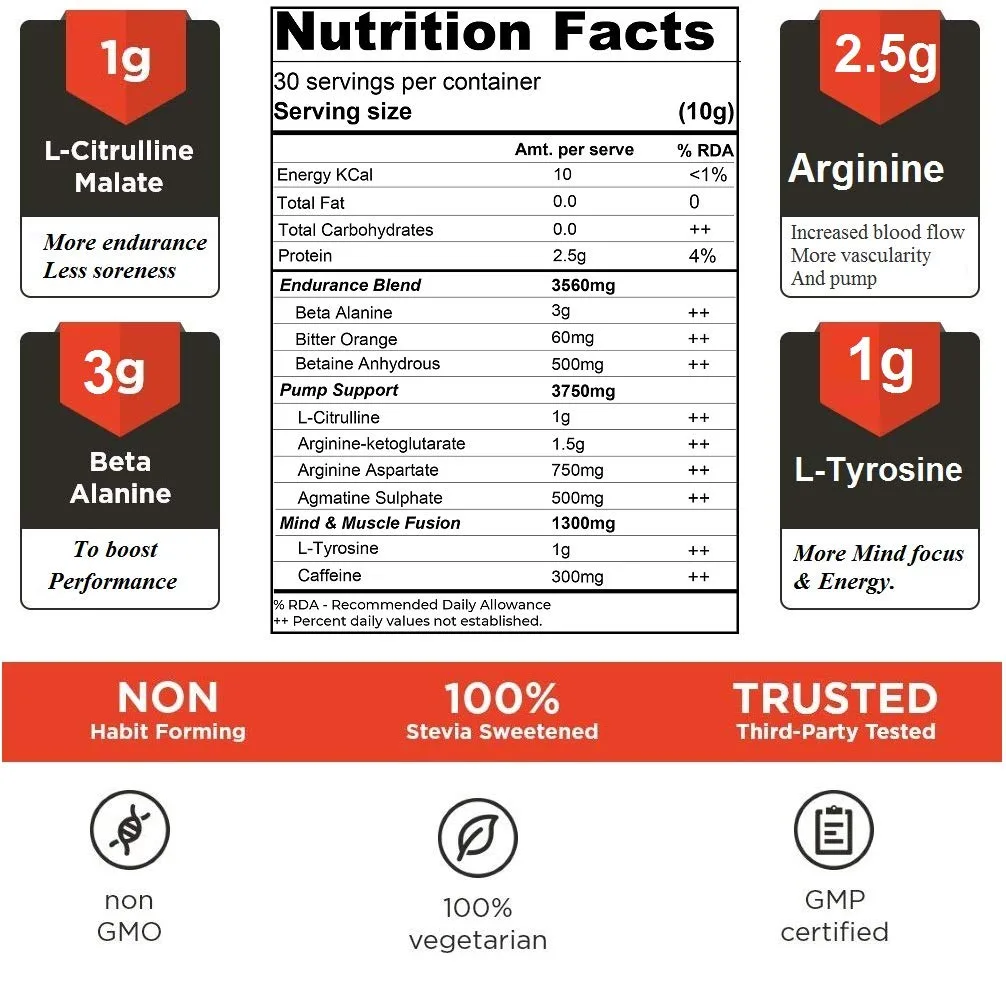 Muscle Asylum F9 Pro Pre Workout - Image 4