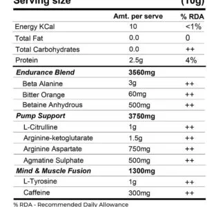 Muscle Asylum F9 Pro Pre Workout