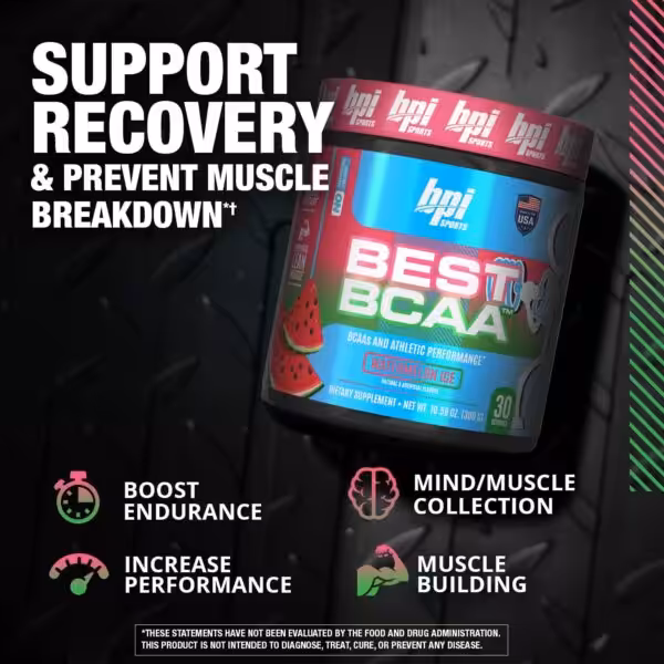 BPI Sports Best BCAA: Support recovery, endurance, performance, mind/muscle connection, and muscle building