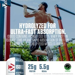 Dymatize ISO 100 Hydrolyzed Whey Protein