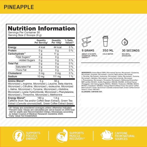 Optimum Nutrition Amino Energy