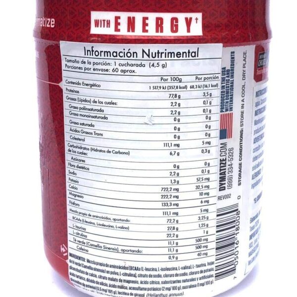 Dymatize Amino Pro Energy with Caffeine