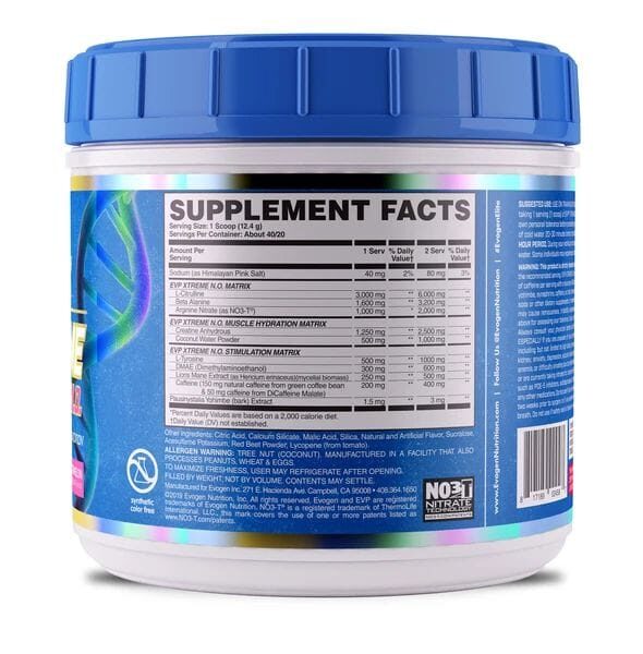 Evogen Xtreme N.O. Pre Workout