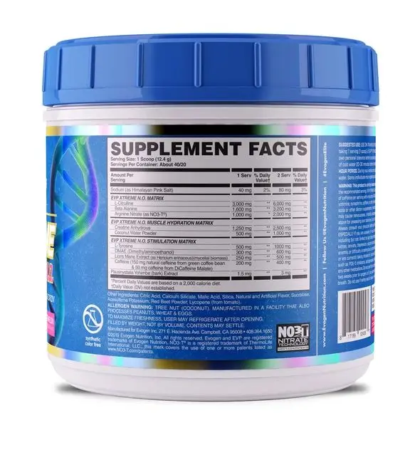 Evogen Xtreme N.O. Pre Workout - Image 3