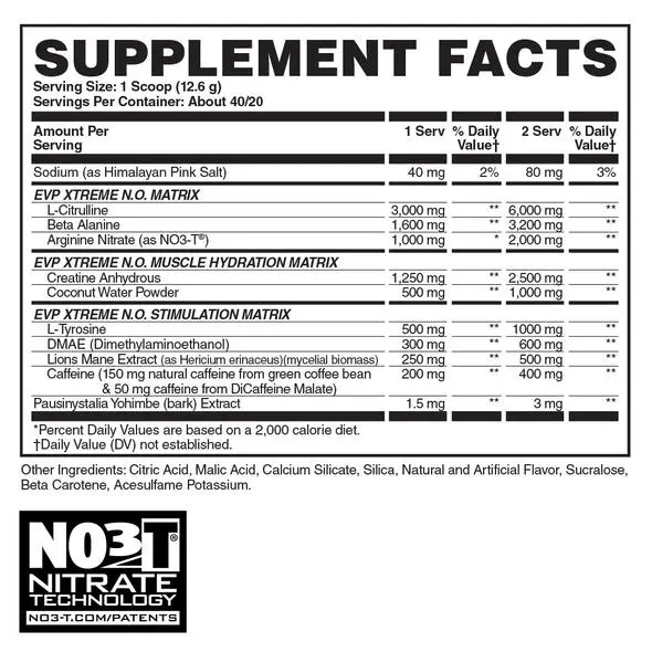 Evogen Xtreme N.O. Pre Workout - Image 4
