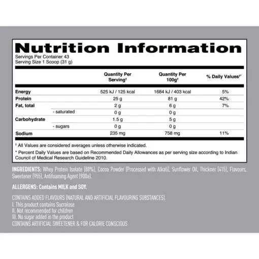 Isopure Low Carb 100% Whey Protein Isolate Powder - Image 2