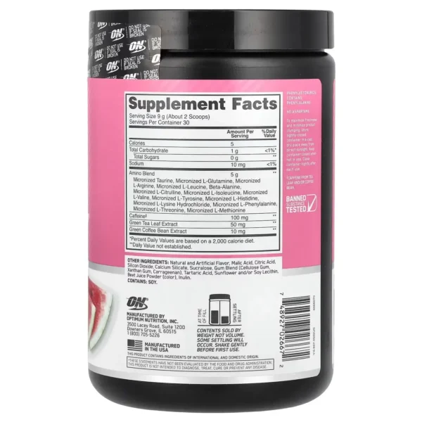 Optimum Nutrition Amino Energy