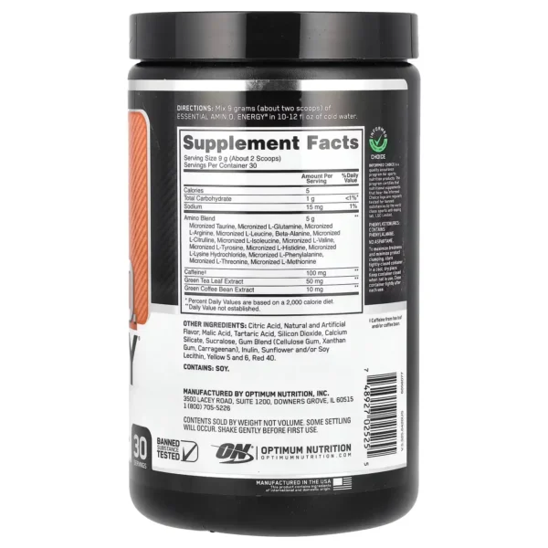 Optimum Nutrition Amino Energy