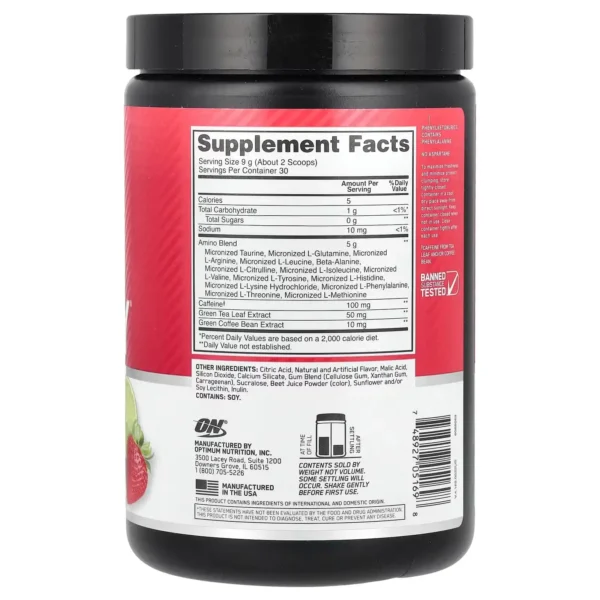 Optimum Nutrition Amino Energy