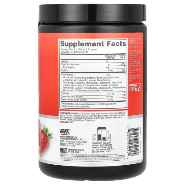 Optimum Nutrition Amino Energy