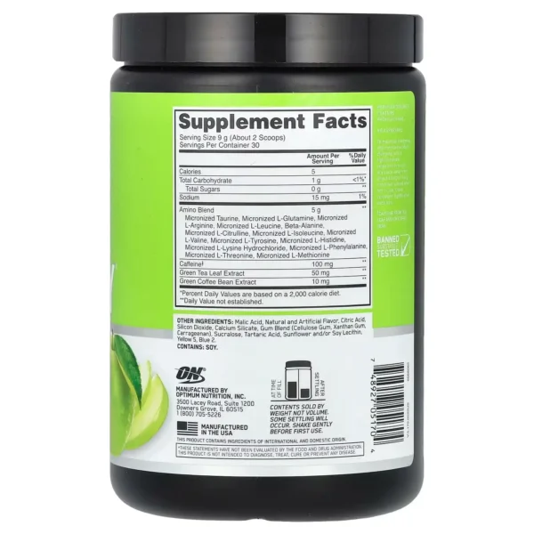 Optimum Nutrition Amino Energy