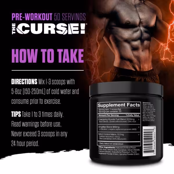 JNX Sports The Curse Pre-Workout - product image