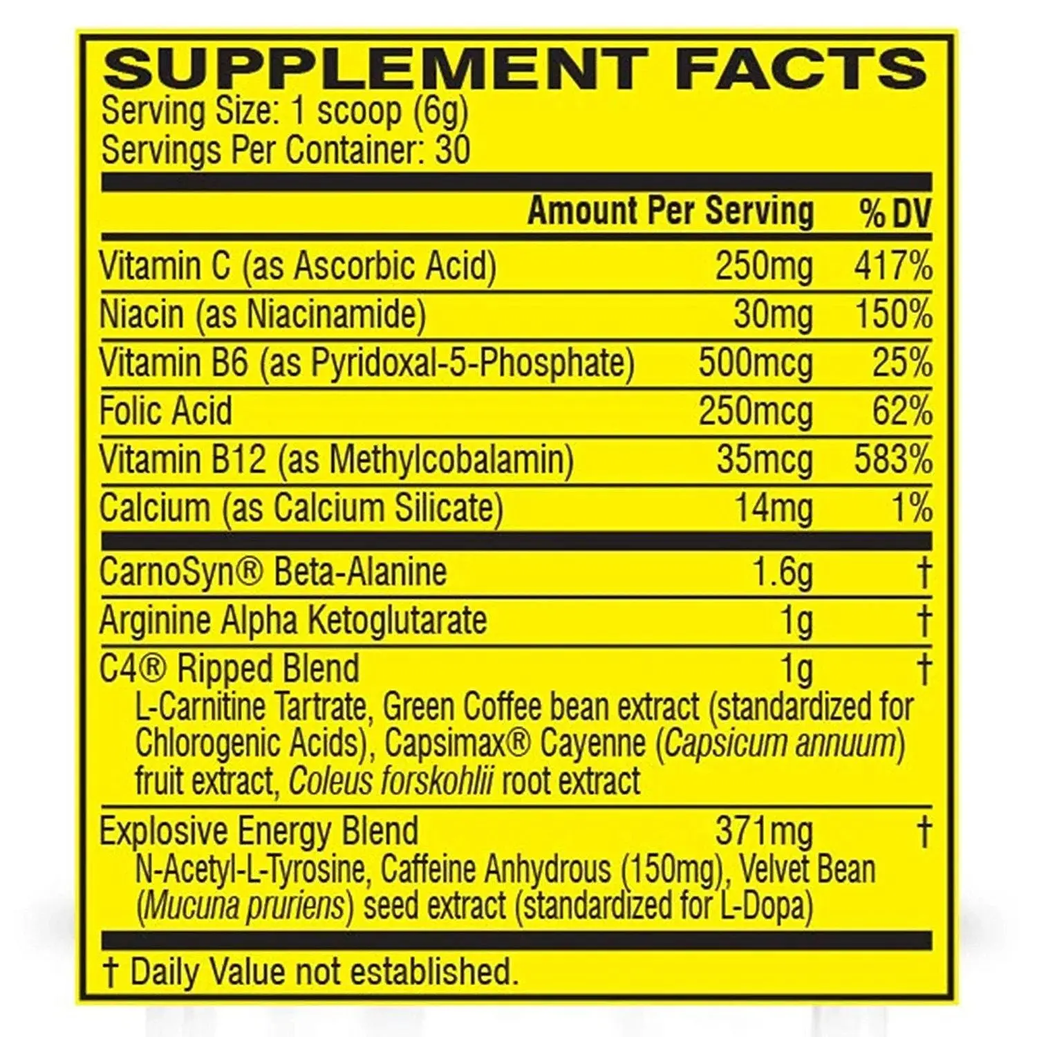 Cellucor C4 Ripped, 30 Servings - Image 2