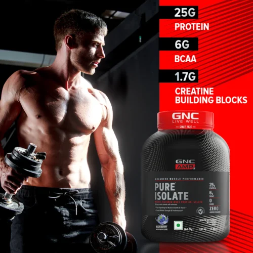GNC AMP Pure Isolate Powder - Image 3