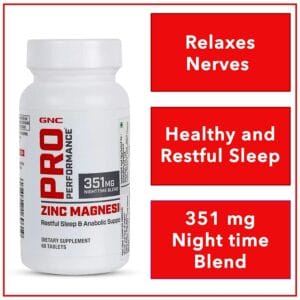 GNC Pro Performance Zinc Magnesium Amino Complex