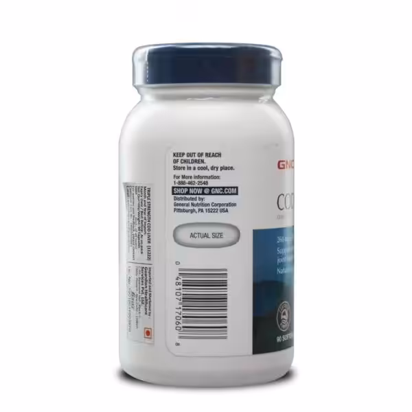 GNC Cod Liver Oil with Omega-3 - product image
