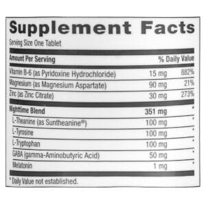 GNC Pro Performance Zinc Magnesium Amino Complex