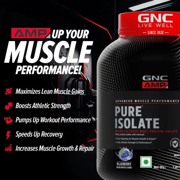 GNC AMP Pure Isolate Powder