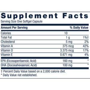 GNC Cod Liver Oil with Omega-3